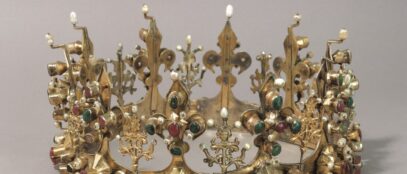 Kruna iz anžuvinskog doba, sredina 14. stoljeća, Zadar, Stalna zbirka crkvene umjetnosti (iz Crkve sv. Šime) / FOTO: Galerija Klovićevi dvori