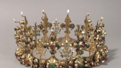 Kruna iz anžuvinskog doba, sredina 14. stoljeća, Zadar, Stalna zbirka crkvene umjetnosti (iz Crkve sv. Šime) / FOTO: Galerija Klovićevi dvori