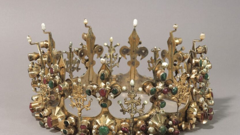 Kruna iz anžuvinskog doba, sredina 14. stoljeća, Zadar, Stalna zbirka crkvene umjetnosti (iz Crkve sv. Šime) / FOTO: Galerija Klovićevi dvori