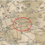 Plan Želingrada na prvoj austrijskoj izmjeri iz druge polovice 18. st., mapire.eu Izvor: Dubravka Latinčić, Krešimir Regan: Turopoljske utvrde, Studia lexicographica, 15(2021)