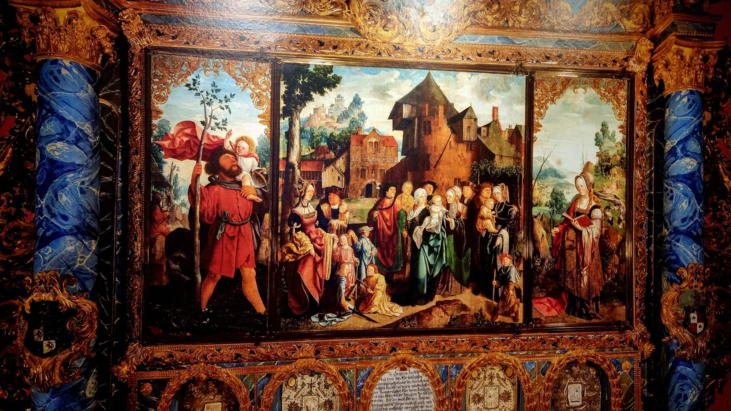 Modruš u svom punom sjaju kao detalj slike s izložbe U početku bijaše Kraljevstvo FOTO: MBT