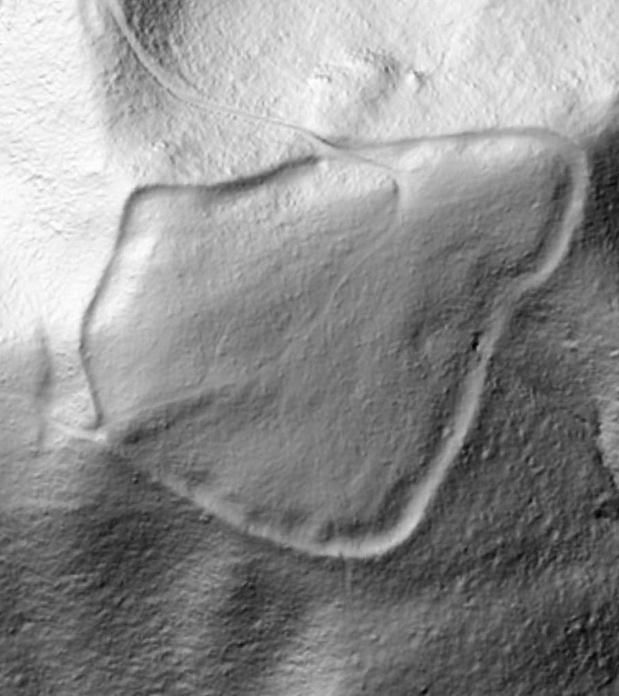 Lidar snimka utvrde FOTO: Virovitičko - podravska županija, Hrvoje Potrebica