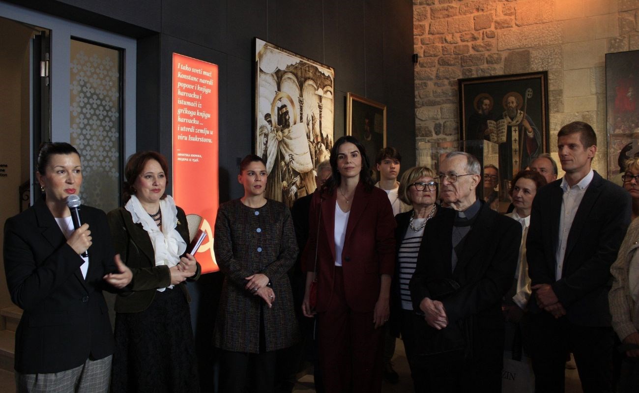 Otvorenje izložbe "Povijest koja ne šuti: glagoljaštvo u Splitu (925. – 2025.)" Foto: Muzej grada Splita
