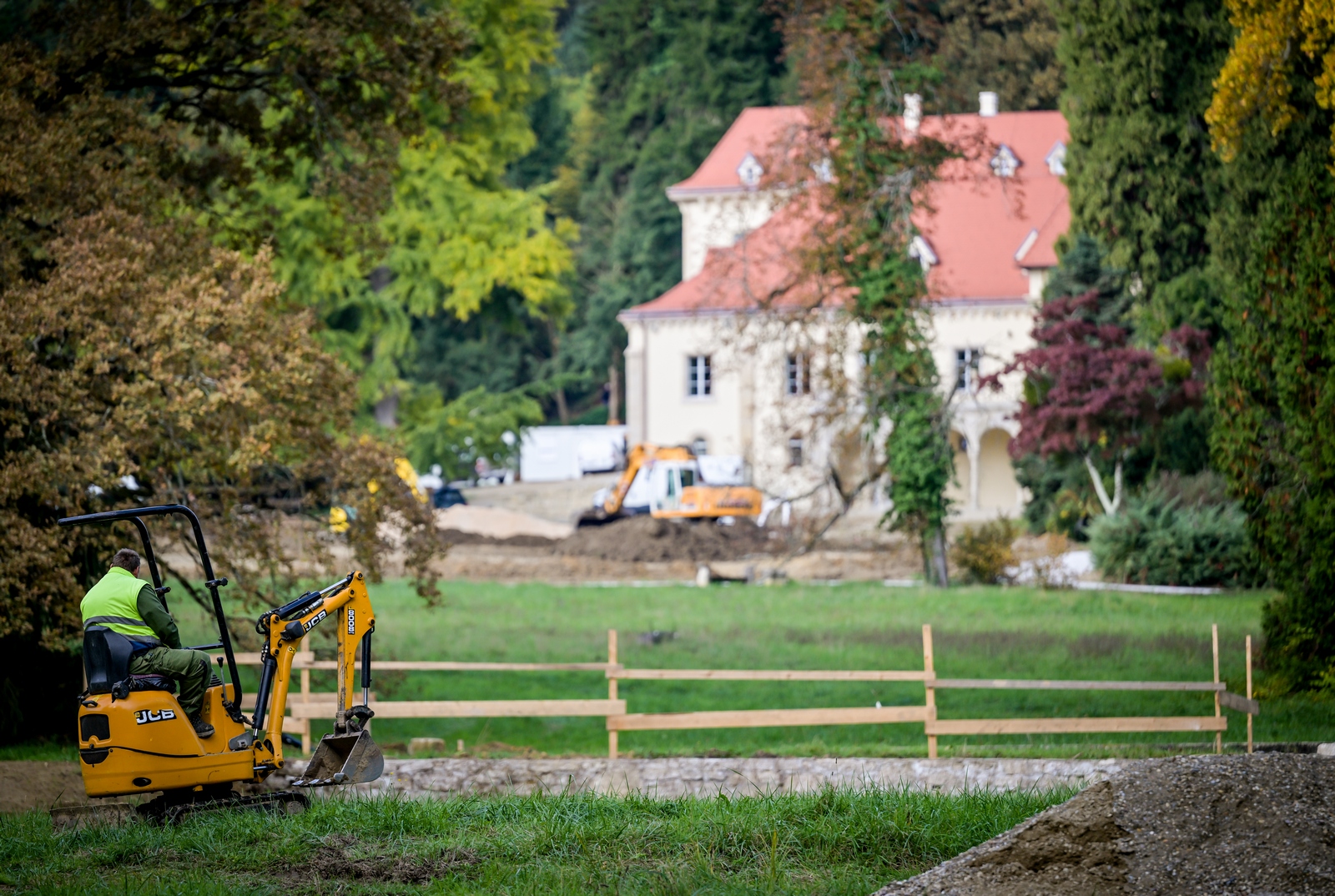 Arboretum Opeka u obnovi, obilazak gradilišta 14.10.2025. FOTO: Varaždinska županija, ured župana