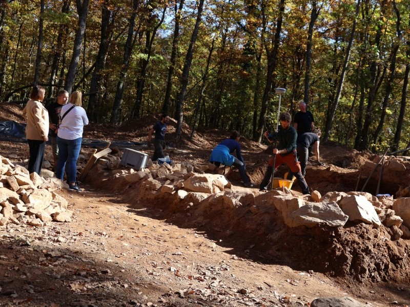 Arheološka istraživanja na lokalitetu Kagovac kraj Vetova FOTO: Požeško - slavonska županija