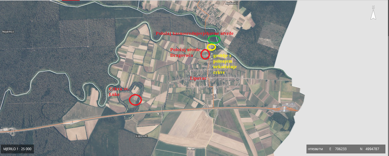 Slika 8 Lipovac utvrda Hrvatska osnovna karta - isječak ivor Geoportal.png