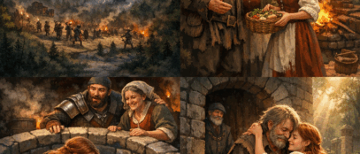 Ilustracija legende. Slika je generirana uz pomoć ChatGPT (OpenAl), 2025.