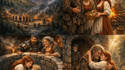 Ilustracija legende. Slika je generirana uz pomoć ChatGPT (OpenAl), 2025.