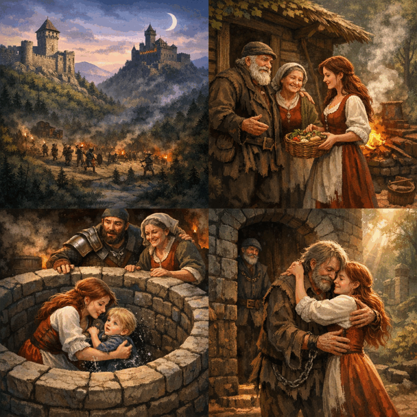 Ilustracija legende. Slika je generirana uz pomoć ChatGPT (OpenAl), 2025.