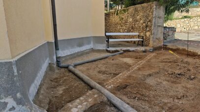 Radovi oko crkve Svih Svetih u Staroj Baški FOTO: Libero Denis Galjanić, Udruga Stara Baška