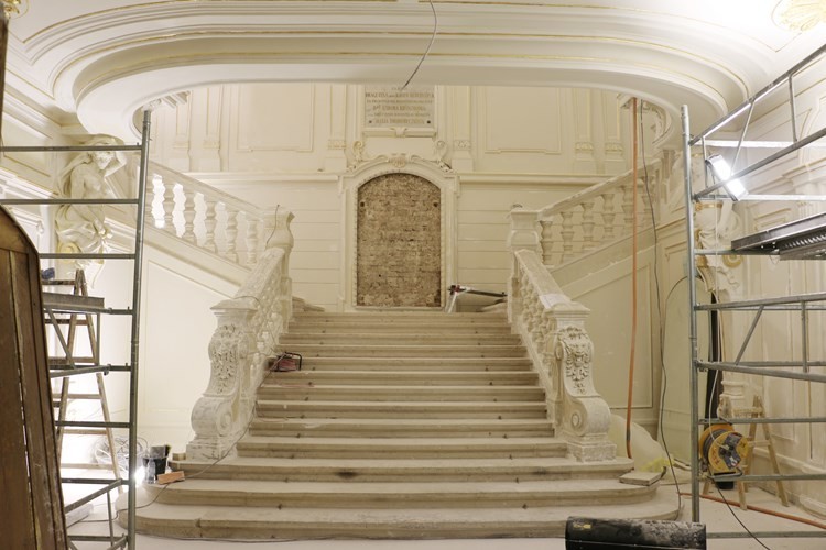 Hrvatski glazbeni zavod u obnovi, unutrašnjost, 21. siječnja 2025. FOTO: Ministarstvo kulture i medija RH