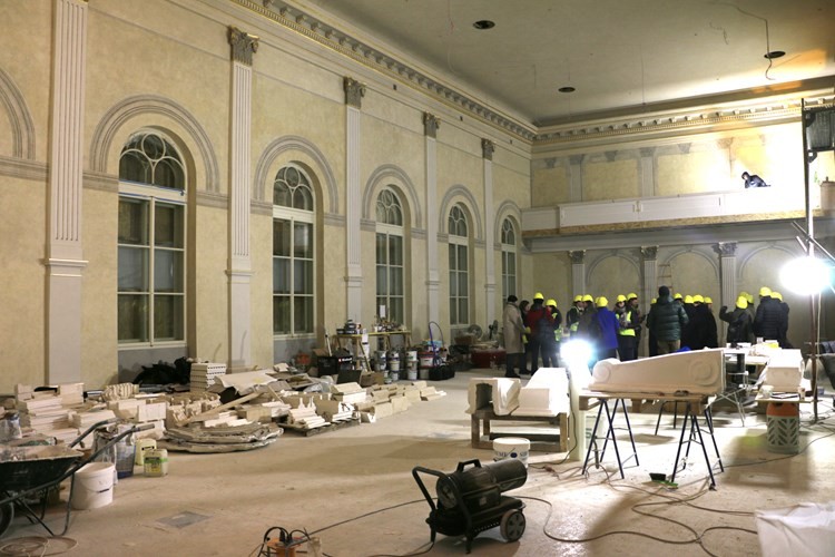 Hrvatski glazbeni zavod u obnovi, unutrašnjost, 21. siječnja 2025. FOTO: Ministarstvo kulture i medija RH
