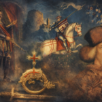 Ilustracija povijesnih ličnosti i predmeta koji se vezuju uz Red zmajskih vitezova / Uredništvo / Blaga & misterije