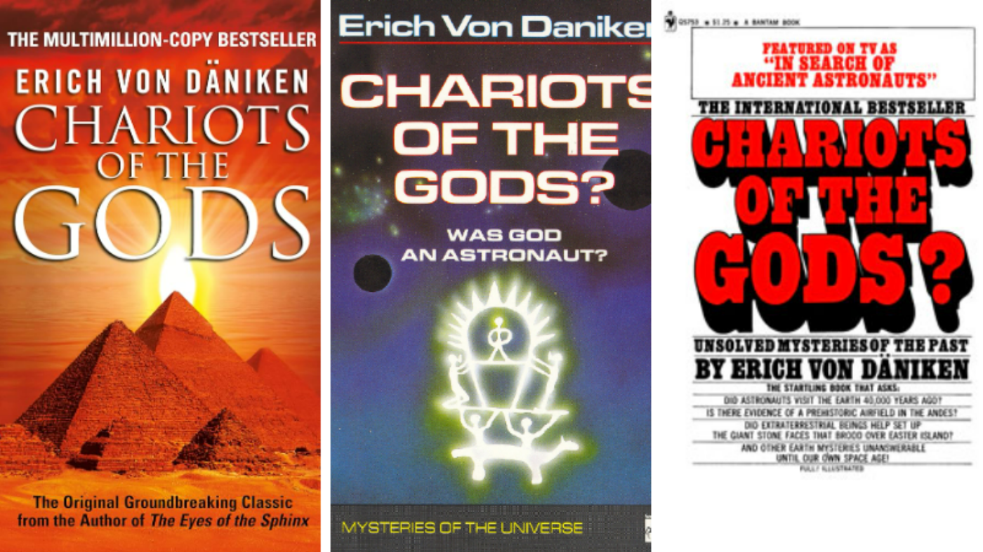 Naslovnice knjige Chariots of the Gods?, Erich von Däniken (1935–2026)