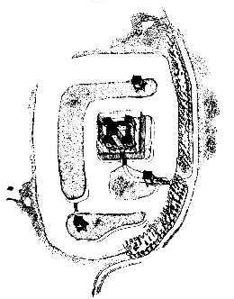 Rekonstrukcija Lukavca prije zidanog grada. Izvor: lukavec.hr