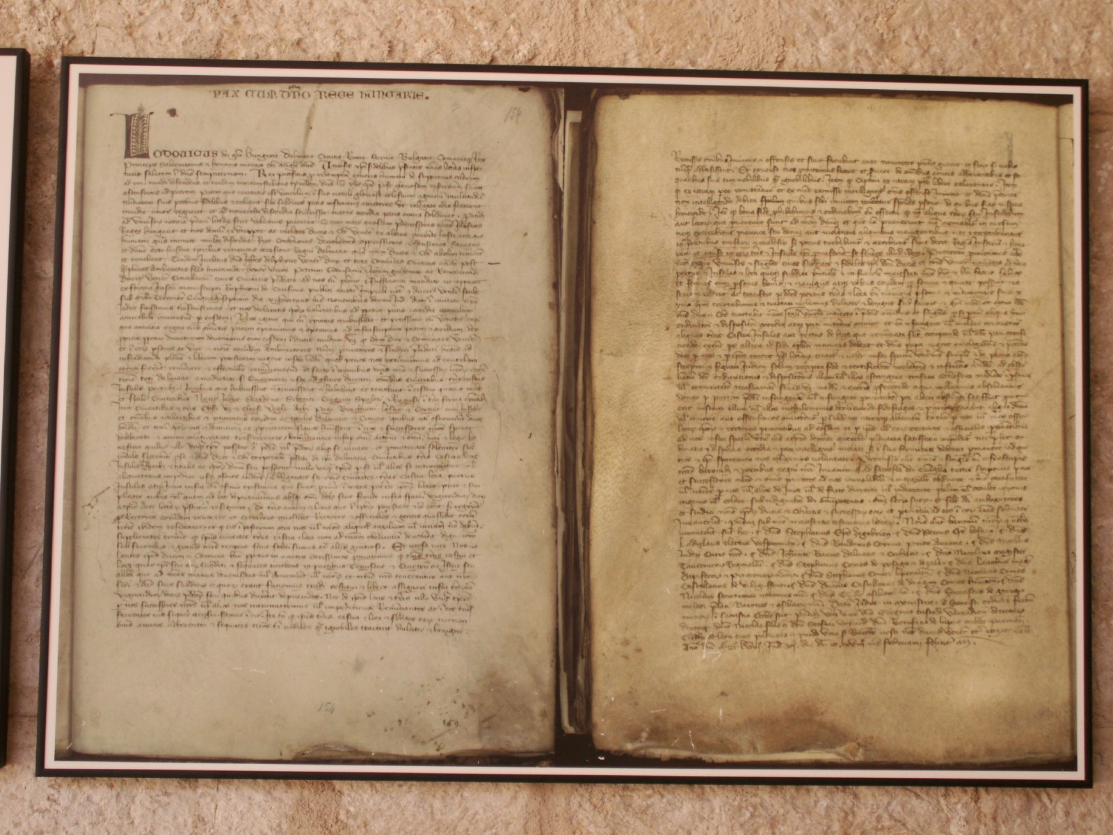 Kopija teksta mirovnog ugovora čuva se u samostanu, odnosno crkvi sv. Franje FOTO: Wikipedia Commons