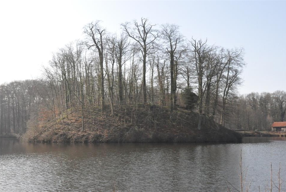  Motte Tüschenbroich gotovo je kružnog oblika i u potpunosti okružen dvorskim ribnjakom. FOTO: Nicole Schmitz 