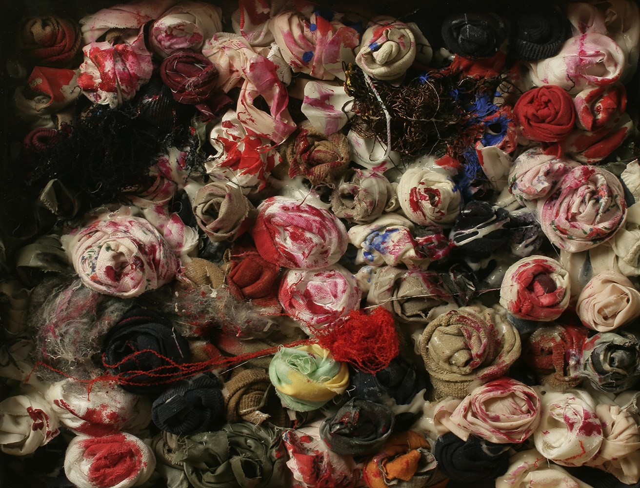 Dio instalacije "Potaknuta strahom i ljepotom“ (Compelled by Fright and Beauty) umjetnice Dubravke Lošić FOTO: Ministarstvo kulture i medija