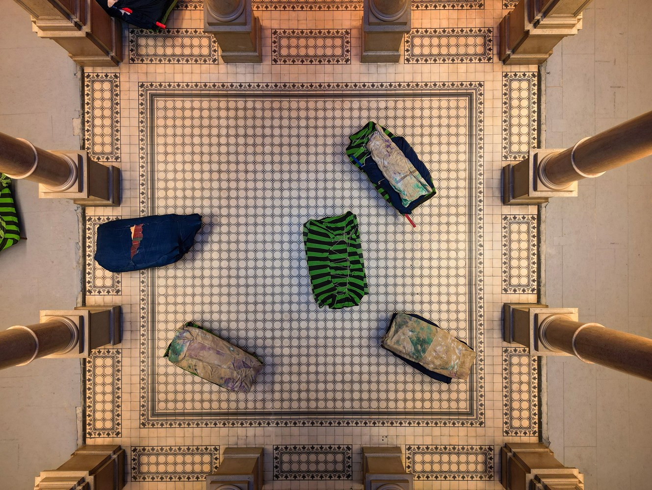 Dio instalacije "Potaknuta strahom i ljepotom“ (Compelled by Fright and Beauty) umjetnice Dubravke Lošić FOTO: Ministarstvo kulture i medija