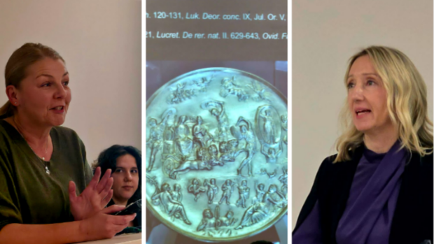 Panel „Iza lica i vremena: povijesni razvitak maškara“, u organizaciji studenata ISHA-e Zagreb i KSEKA-e. 24.02.2026. FOTO: MBT