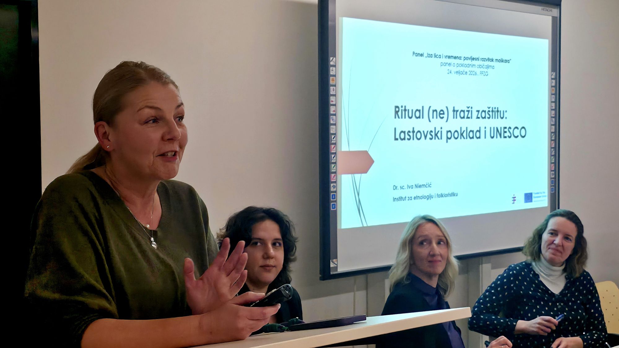 Panel „Iza lica i vremena: povijesni razvitak maškara“ 24.02.2026. FOTO: MBT / Blaga & misterije