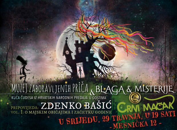 Najavni letak Večeri Blaga & misterija potpisuje Zdenko Bašić