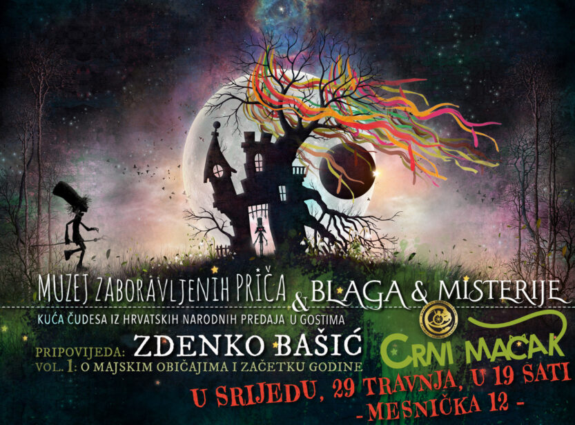 Najavni letak Večeri Blaga & misterija potpisuje Zdenko Bašić