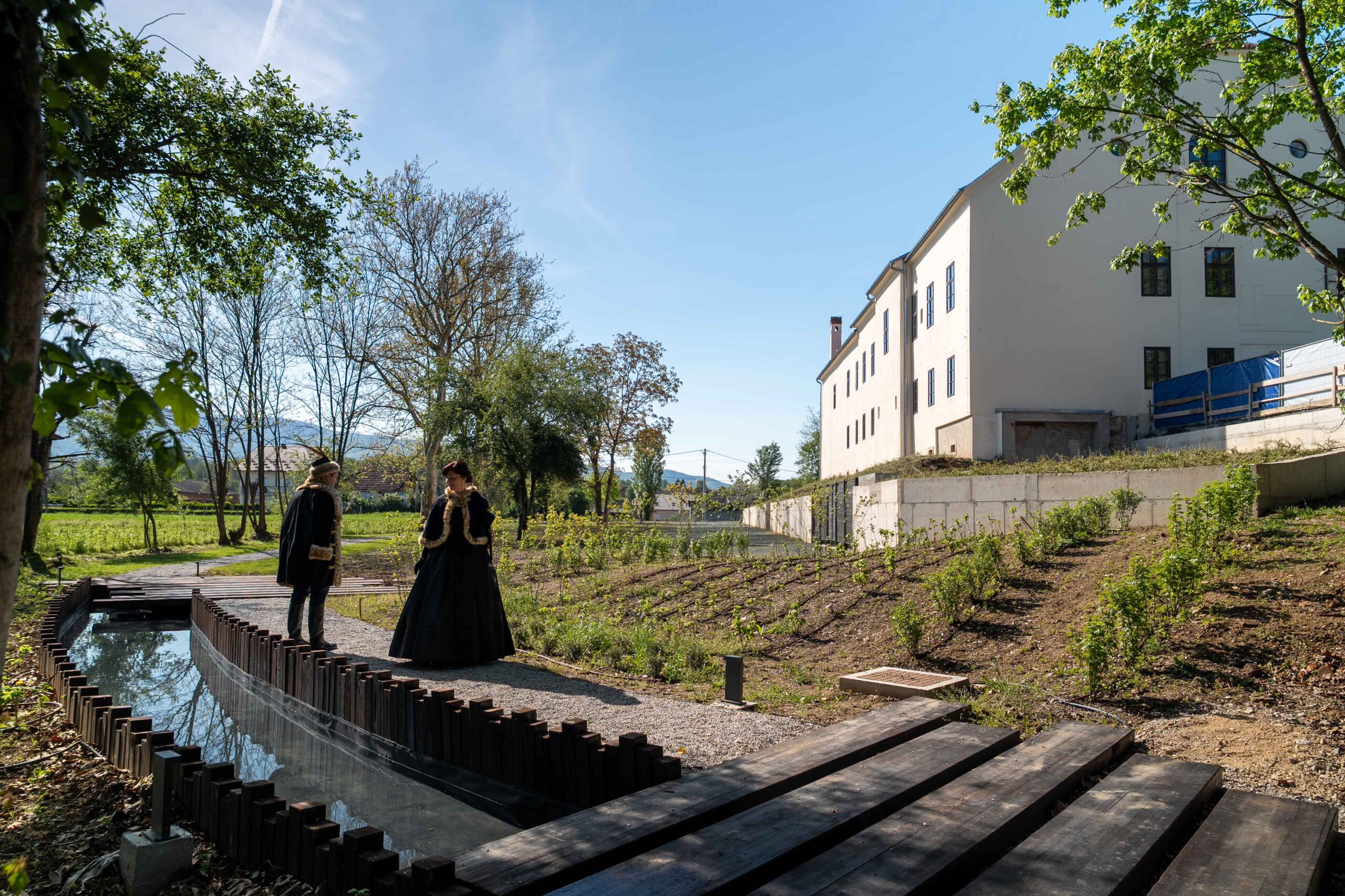 Predstavljanje cjelovite i energetske obnove Dvorca umjetnika Oršić - Jakovlje 23.04.2026 JakovljeFOTO Alen Klimenta / HDLU / Citadela Invicta 
