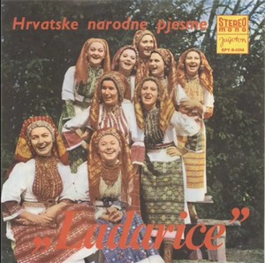 Naslovnica prve EP ploče Ladarica (Hrvatske narodne pjesme, 1970.) / Milan Butković; autorsko pravo: Jugoton 