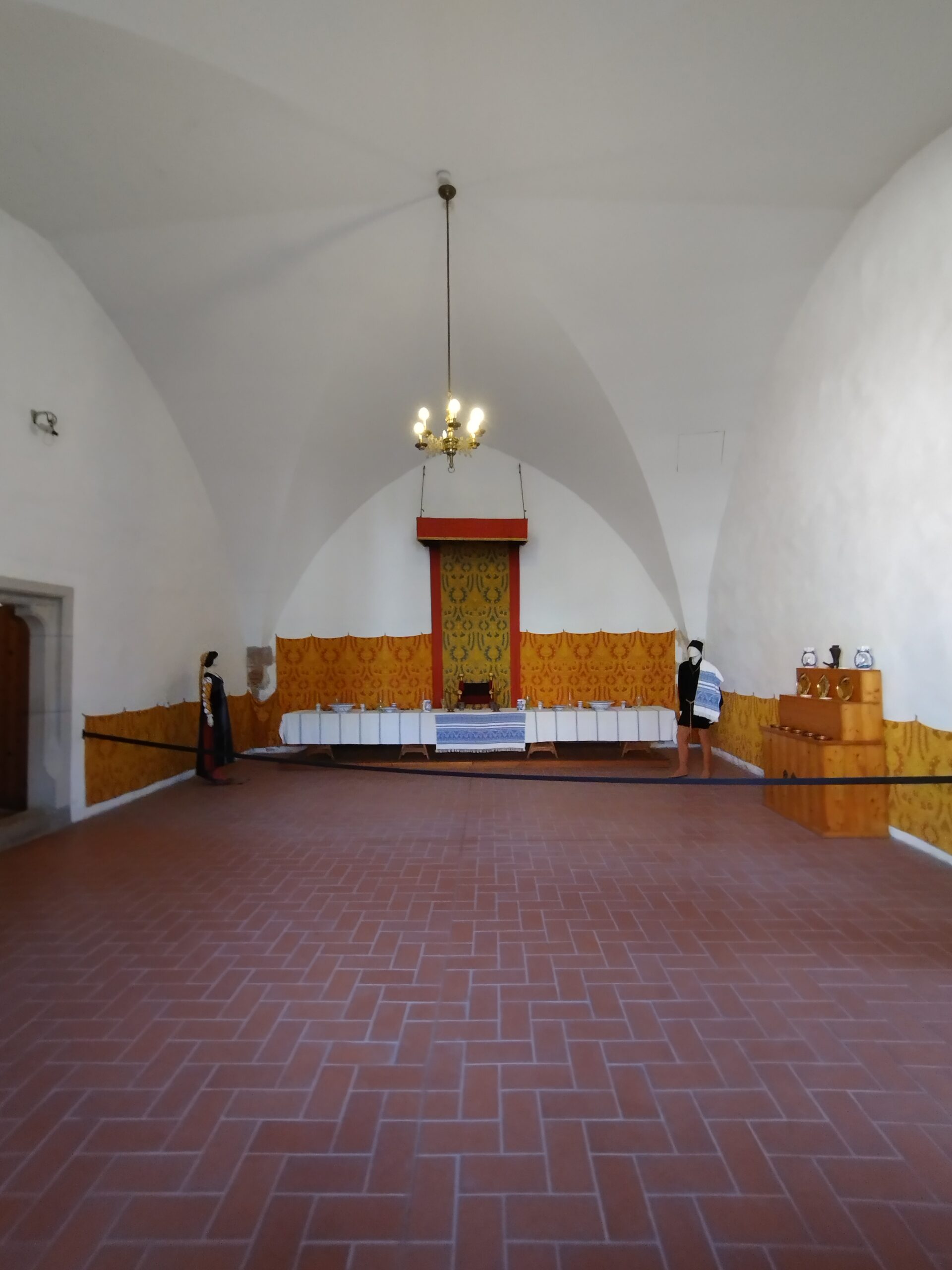 Rekonstruirana blagovaonica kralja Matije Korvina u kraljevskoj palači u Višegradu. FOTO: Krešimir Regan