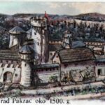 Stari grad Pakrac oko 1500. godine. FOTO: TZ Pakrac