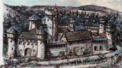 Stari grad Pakrac oko 1500. godine. FOTO: TZ Pakrac