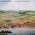 Grad Brod i stara utvrd Vukovac 1700. u viziji Vasilja Antipova. Muzej Brodskog Posavlja. Izvor: wikipedia.org