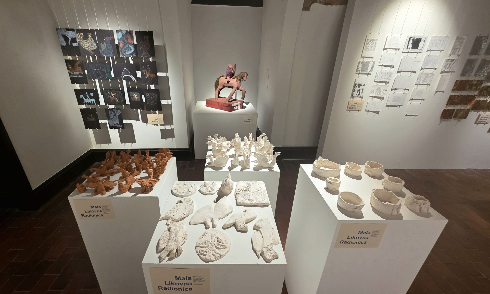 Postav izložbe U početku bijaše crtež, Galerija Klovićevi dvori, FOTO: MBT / Blaga & misterije