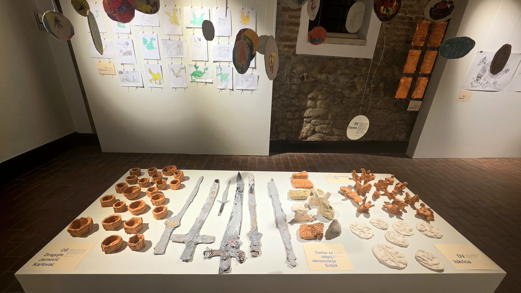 Postav izložbe U početku bijaše crtež, Galerija Klovićevi dvori, FOTO: MBT / Blaga & misterije